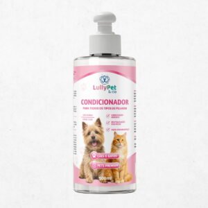 Condicionador para Todos os Tipos de Pelagem para Cães e Gatos